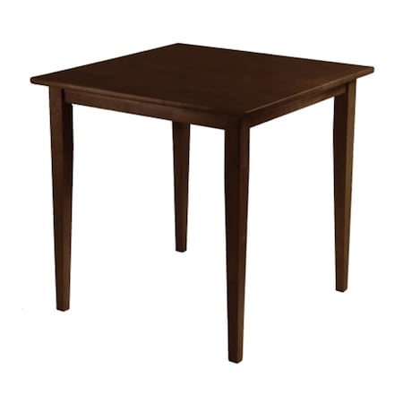 Winsome Groveland Square Dining Table in Antique Walnut 94035